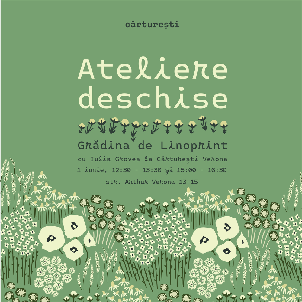 Ateliere deschise: Grădina de Linoprint